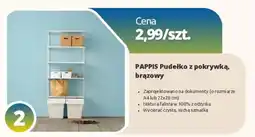 IKEA PAPPIS Pudełko z pokrywką, brązowy oferta