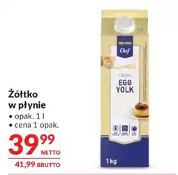 Makro Żółtko w płynie Metro Chef oferta