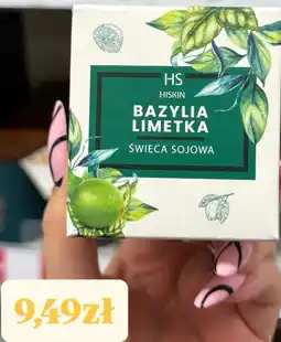 Rossmann Świeca sojowa Bazylia Limetka Hiskin oferta