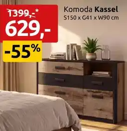 Black Red White Komoda Black Red White Kassel S150 x G41 x W90 cm oferta