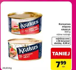 Carrefour Market Konserwa mięsna Krakus oferta