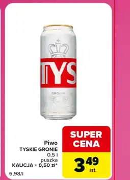Carrefour Market Piwo Tyskie oferta