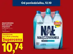 Lidl Woda mineralna Nałęczowianka oferta