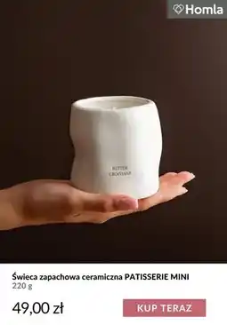 Homla Świeca zapachowa ceramiczna Patisserie Mini Homla oferta