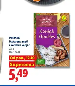 Lidl Makaron Vitasia oferta