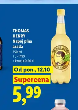 Lidl Napój Thomas Henry oferta