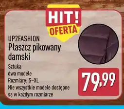 ALDI Płaszcz pikowany damski Up2fashion oferta