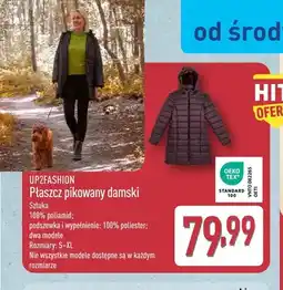 ALDI Płaszcz pikowany damski Up2fashion oferta
