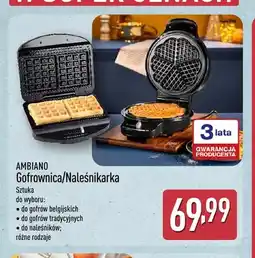 ALDI Gofrownica do gofrów belgijskich Ambiano oferta