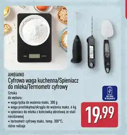 ALDI Cyfrowa waga kuchenna łyżka Ambiano oferta