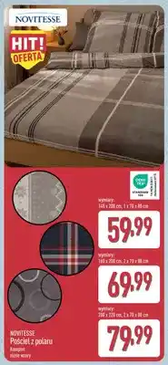 ALDI Pościel z polaru Novitesse 140x200 cm oferta