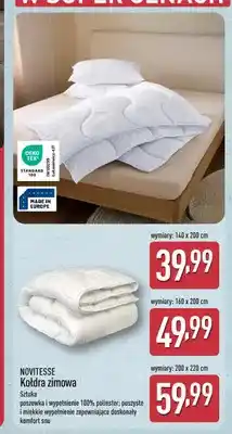 ALDI Kołdra zimowa Novitesse 140x200 cm oferta