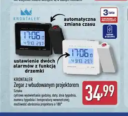 ALDI Zegar z wbudowanym projektorem Krontaler oferta