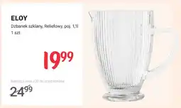 Rossmann Dzbanek szklany reliefowy 1,1 l Eloy oferta
