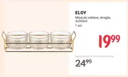 Rossmann Miseczki szklane okrągłe 3x200 ml Eloy oferta