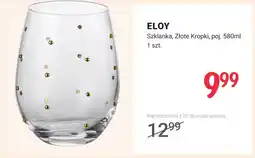 Rossmann Szklanka Złote Kropki poj. 580 ml Eloy oferta