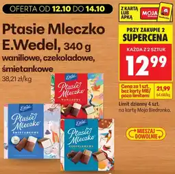 Biedronka Ptasie Mleczko E.Wedel czekoladowe oferta