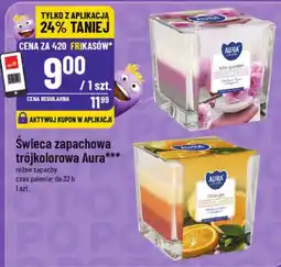 Polomarket Świeca zapachowa trójkolorowa Aura oferta