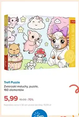 Smyk Puzzle Zwierzaki maluchy 160 elementów Trefl oferta