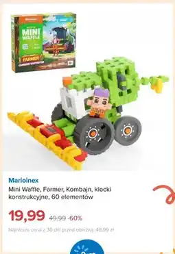 Smyk Mini Waffle Farmer Kombajn klocki konstrukcyjne 60 elementów Marioinex oferta