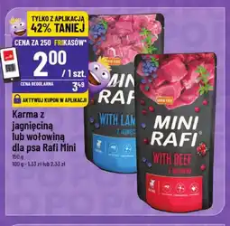 Polomarket Karma z jagnięciną dla psa Rafi Mini oferta