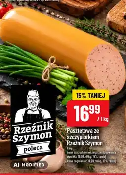 Polomarket Pasztetowa ze szczypiorkiem Rzeźnik Szymon oferta