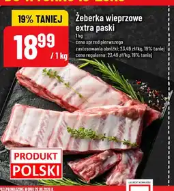 Polomarket Żeberka wieprzowe extra paski oferta