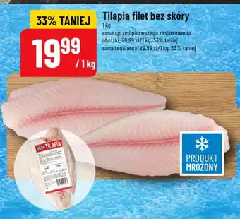 Tilapia filet bez skóry