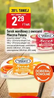 Polomarket Serek waniliowy z truskawkami Mleczna Polana oferta