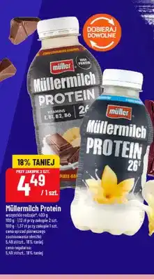 Polomarket Napój mleczny Müllermilch Protein o smaku czekoladowo-bananowym oferta