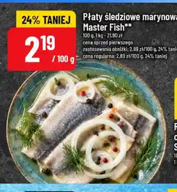 Polomarket Płaty śledziowe marynowane Master Fish oferta
