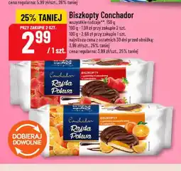 Polomarket Biszkopty Conchador Rajska Pokusa z galaretką truskawkową oferta