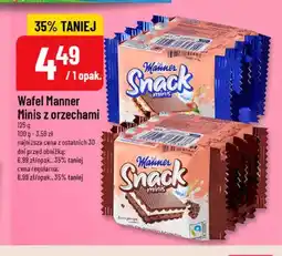Polomarket Wafel Manner Minis z orzechami oferta