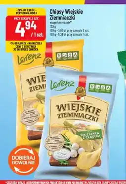 Polomarket Chipsy Wiejskie Ziemniaczki śmietanka z cebulką oferta