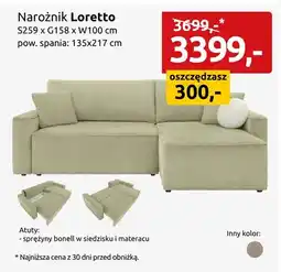 Black Red White Narożnik Loretto oferta