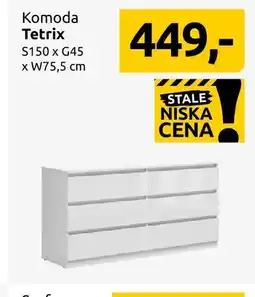 Black Red White Komoda Tetrix oferta