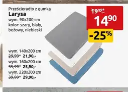 Black Red White Prześcieradło z gumką Larysa 90x200 cm oferta