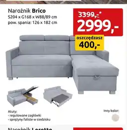 Black Red White Narożnik Brico oferta