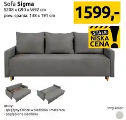 Black Red White Sofa Sigma oferta