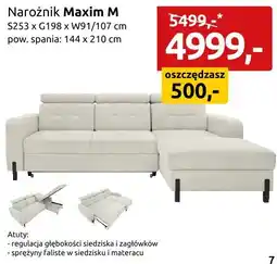Black Red White Narożnik Maxim M oferta