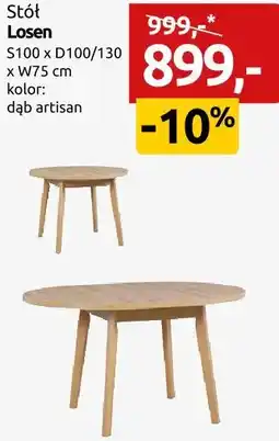 Black Red White Stół Losen oferta