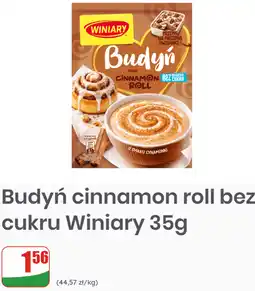 Dino Budyń cinnamon roll bez cukru Winiary oferta