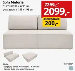 Black Red White Sofa Meloria oferta