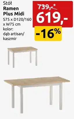 Black Red White Stół Ramen Plus Midi oferta