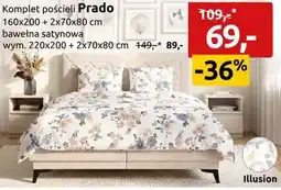 Black Red White Komplet pościeli Prado 160x200 + 2x70x80 cm bawełna satynowa oferta