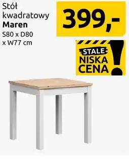 Black Red White Stół kwadratowy Maren oferta