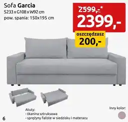 Black Red White Sofa Garcia oferta