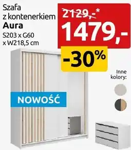 Black Red White Szafa z kontenerkiem Aura S203 x G60 x W218,5 cm oferta