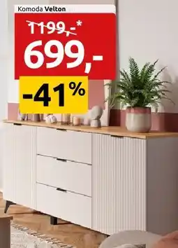 Black Red White Komoda Velton oferta