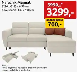 Black Red White Narożnik Magnat oferta
